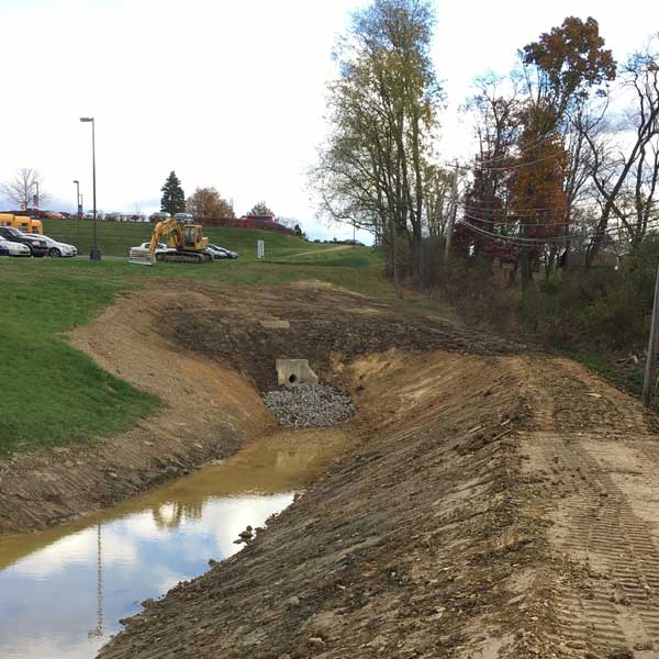 DETENTION BASIN REPAIR
